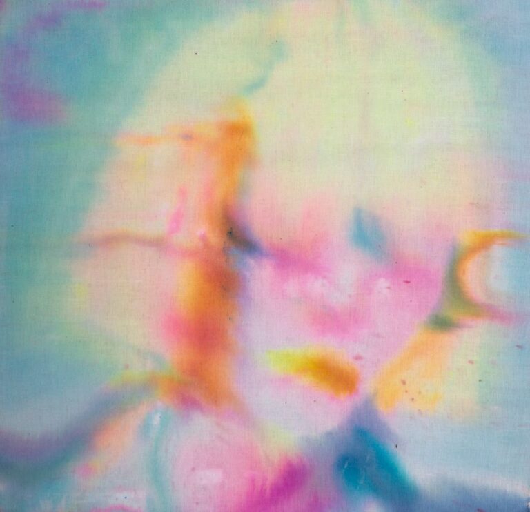 Hide_watercolor on linen_60x58_Birgitte_Vad